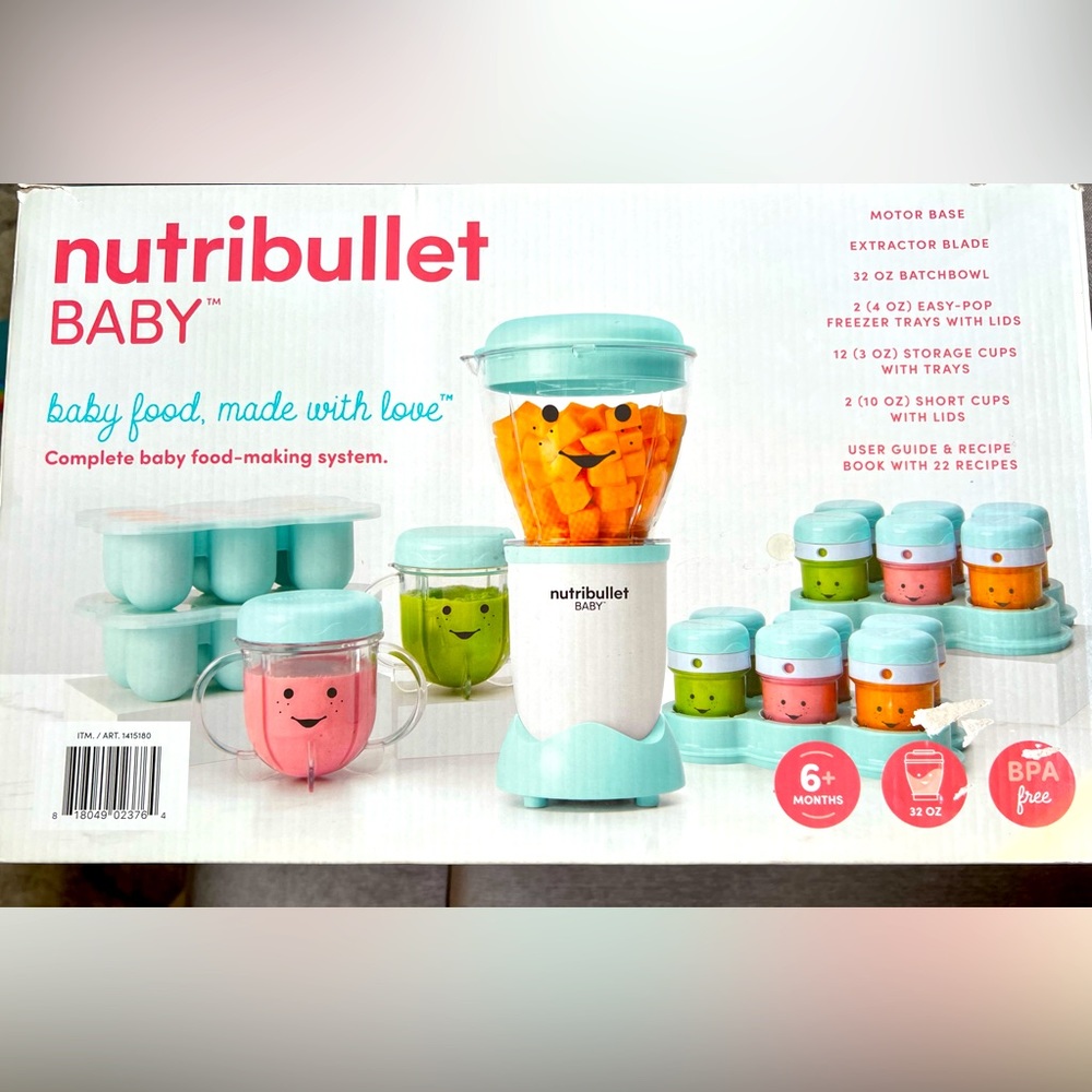 NIB Nutribullet Baby Complete Baby Food Making System